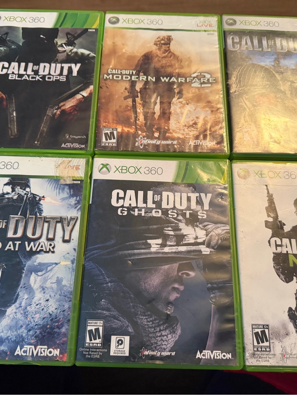 adidas Green Xbox 360 Game Case Display - Call of Duty Collection